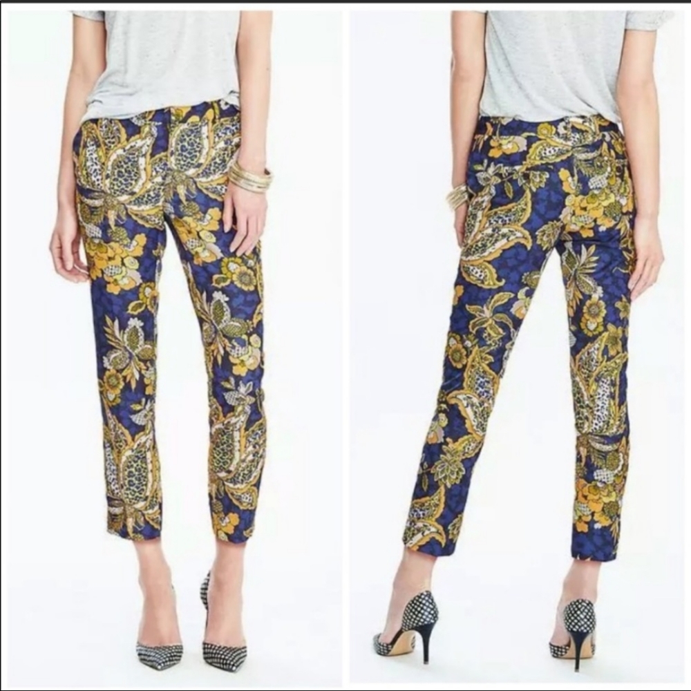 Banana Republic Floral Print Statement Pants